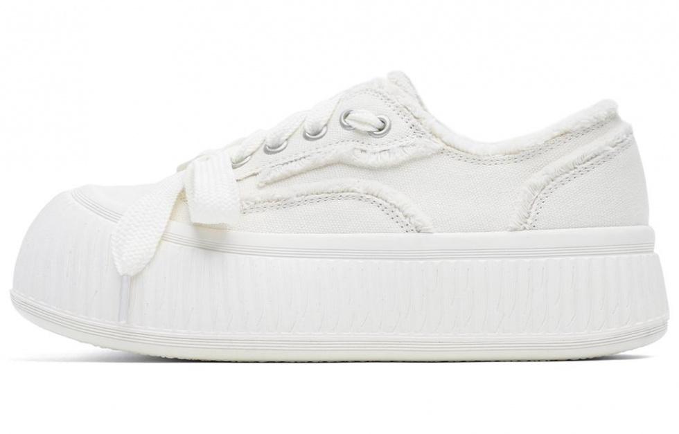 Dickies Canvas Shoes Women's Low-Top Beige