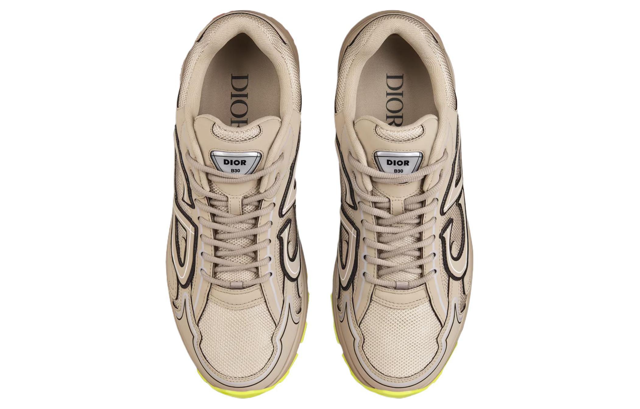 DIOR B30 CD Shoes Low-Top Casual Shoes Men's Beige купить в интернет-магазине Yoocart с быстрой доставкой по России.