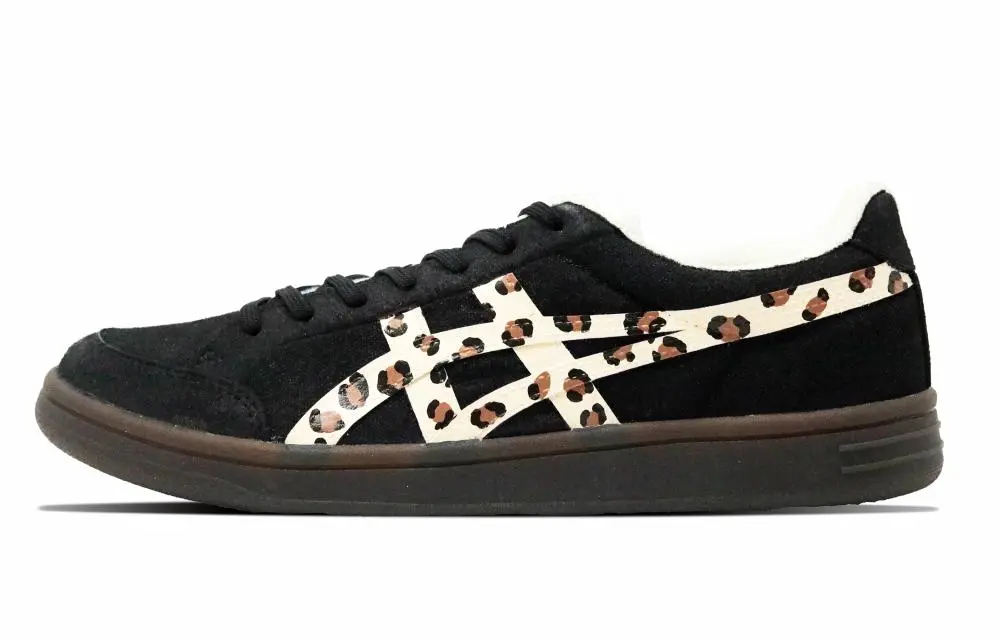 Onitsuka Tiger Advanti Cabbage Leopard Low top Skateboard Shoes Unisex Black