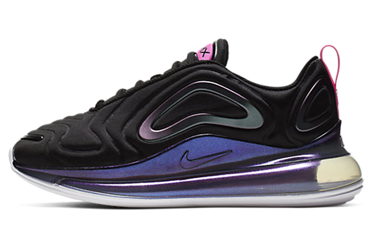 Nike Air Max 720 Black Laser Fuchsia Women's