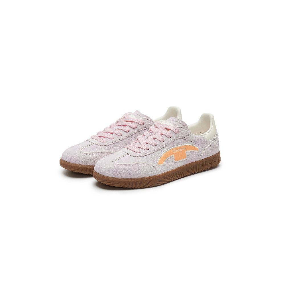 Champion T Trainers German Army Trainers 2.0 Low Top Skateboard Shoes Women's Pink Diamond/Soft Peach