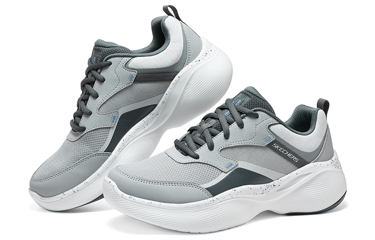 Skechers Cushioning, Wear Resistant Low Top Casual Running Shoes Men's Gray купить в интернет-магазине Yoocart с быстрой доставкой по России.