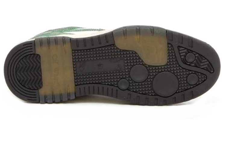OFF WHITE Out Of Office Vintage Leather 'Green White Purple' купить в интернет-магазине Yoocart с быстрой доставкой по России.