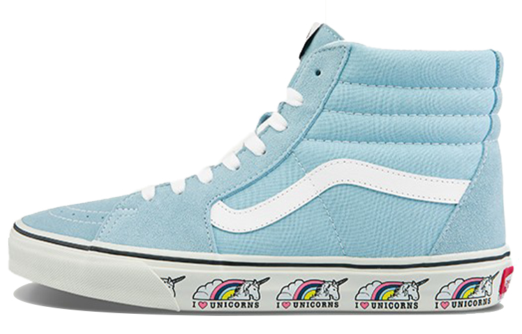 Vans SK8 HI Casual Skateboarding Shoes Unisex Navy Blue