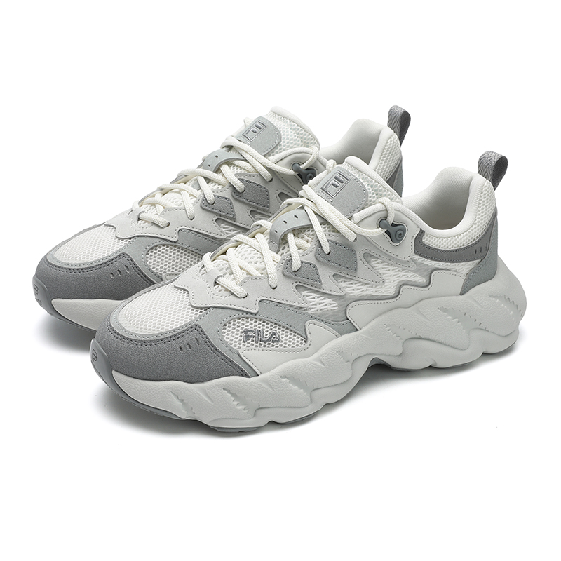 FILA Fern2 Cushioning Wear-Resistant Low-Top Casual Shoes Men's Gray
