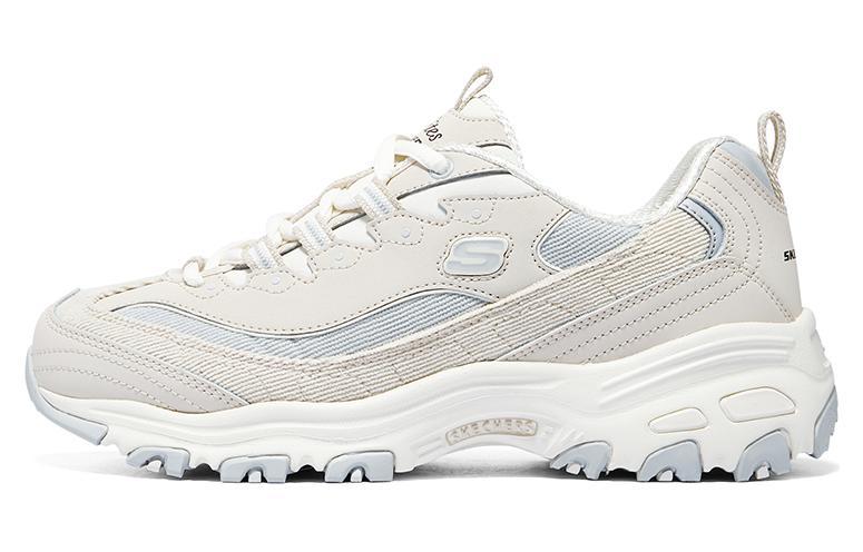 Skechers D'Lites 1.0 Shoes 'Beige Light Blue' Women's