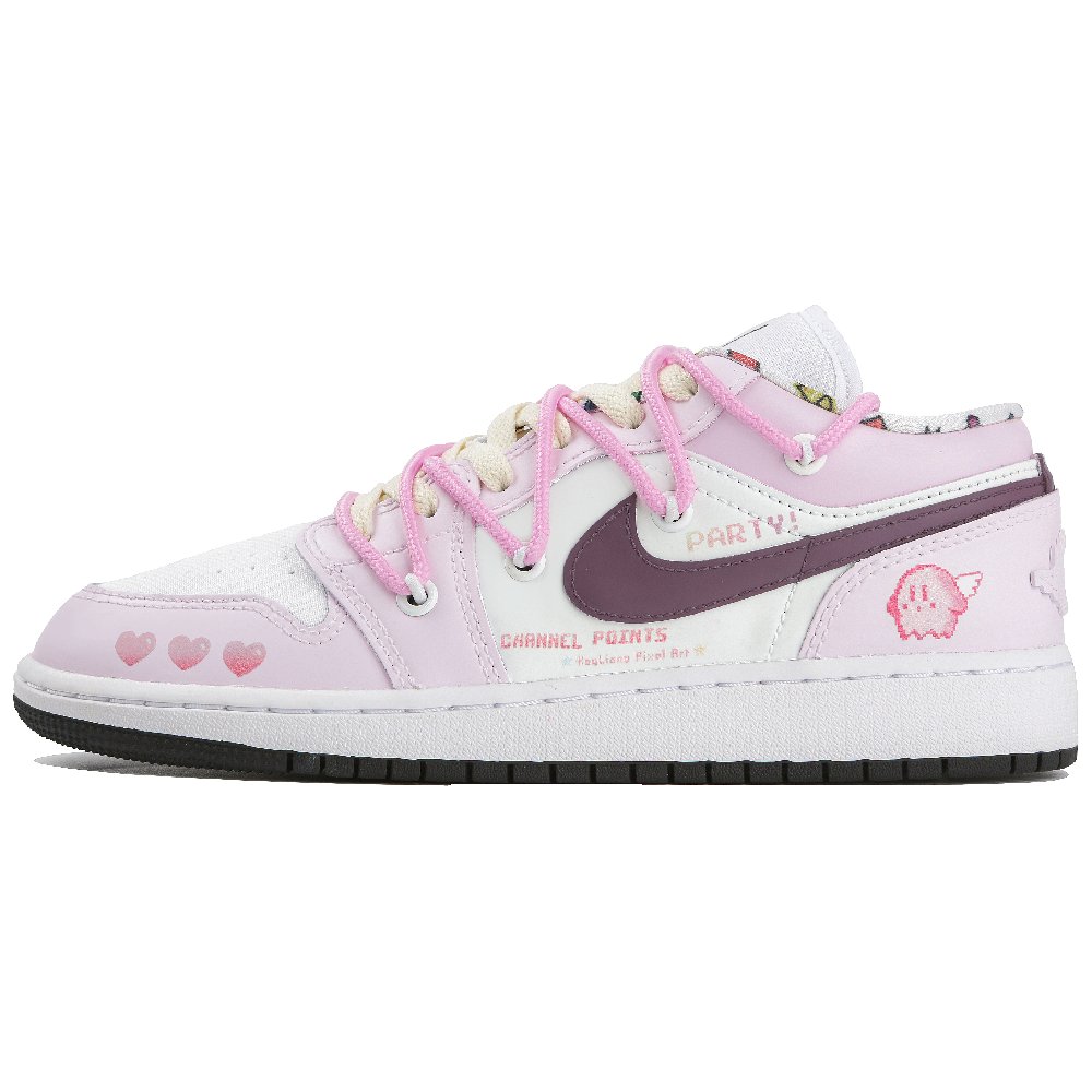 Jordan Air Jordan 1 Low Low-Top Vintage Basketball Shoes GS Purple