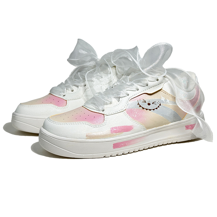 Anta Relaxed Anti Slip Wear Resistant Low Top Skateboard Shoes Women's White Pink купить в интернет-магазине Yoocart с быстрой доставкой по России.