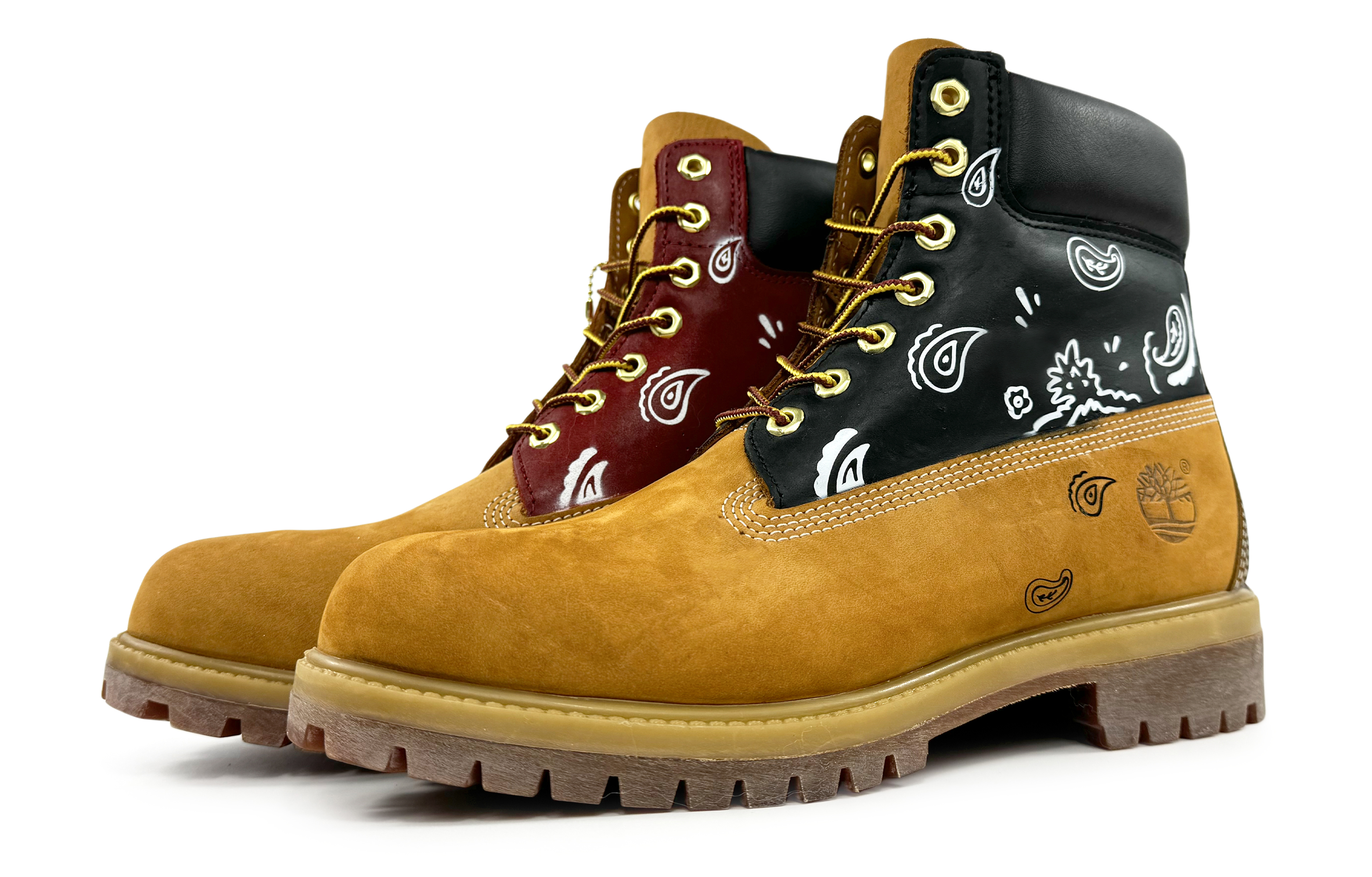 Timberland PREMIUM Short Martin Boot Men's Black Red Yellow купить в интернет-магазине Yoocart с быстрой доставкой по России.