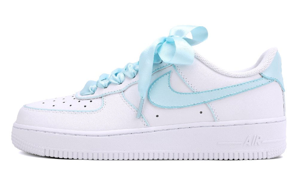 Nike Air Force 1 Low Top Skateboard Shoes Unisex Ice Blue