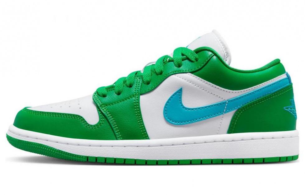 Air Jordan 1 Low 'Lucky Green Aquatone' Women's