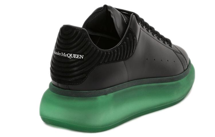 Alexander McQueen Skateboard Shoes Men's Black Green