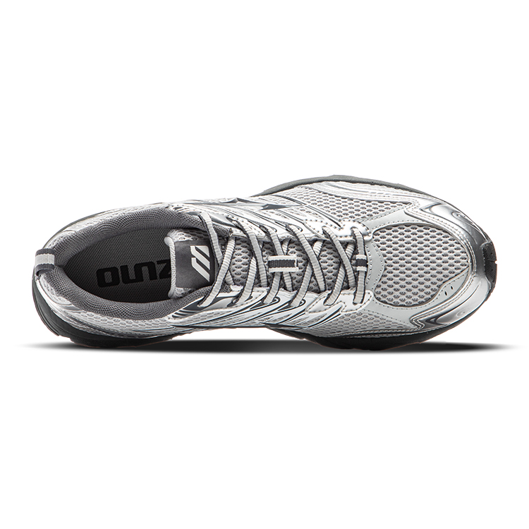 Mizuno LG 2000 Slip-Resistant Breathable Low-Top Casual Shoes Unisex Silver Gray