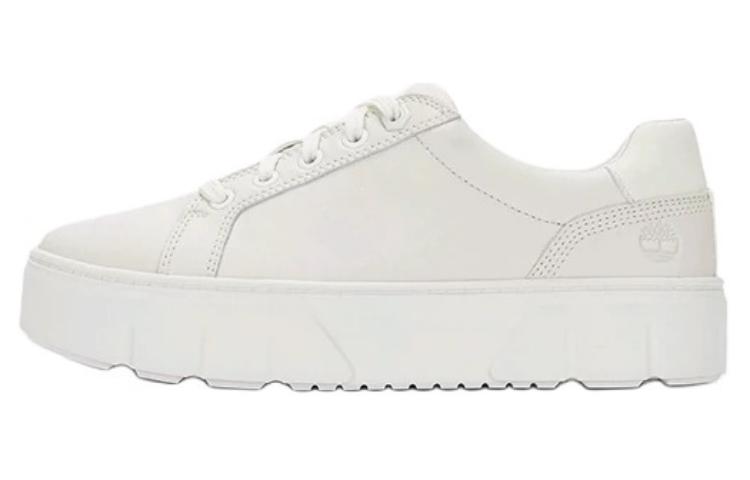 Timberland Low Lace Up Sneakers 'White Full Grain' Women's