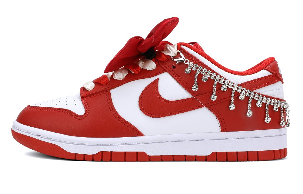 Nike Dunk Low Top Skateboard Shoes Unisex Red