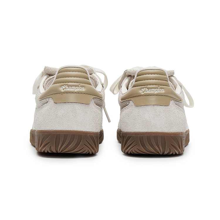 Champion T-Head German Army Trainers Champ T-Trainer Low-Top Skateboard Shoes Women's Float Gray / Cream White