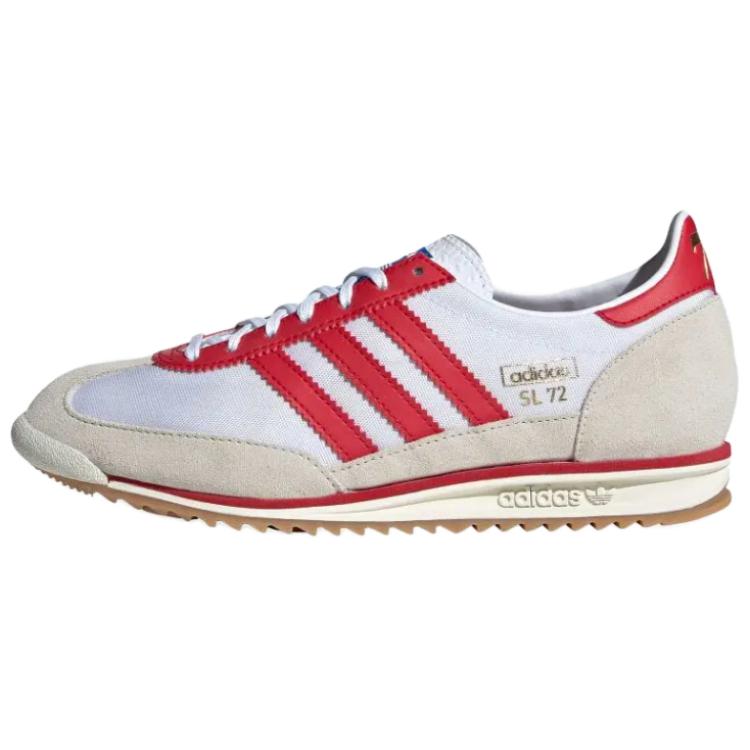 Adidas Originals SL 72 Anti Slip Wear Resistant Low Top Casual Shoes Women's Red