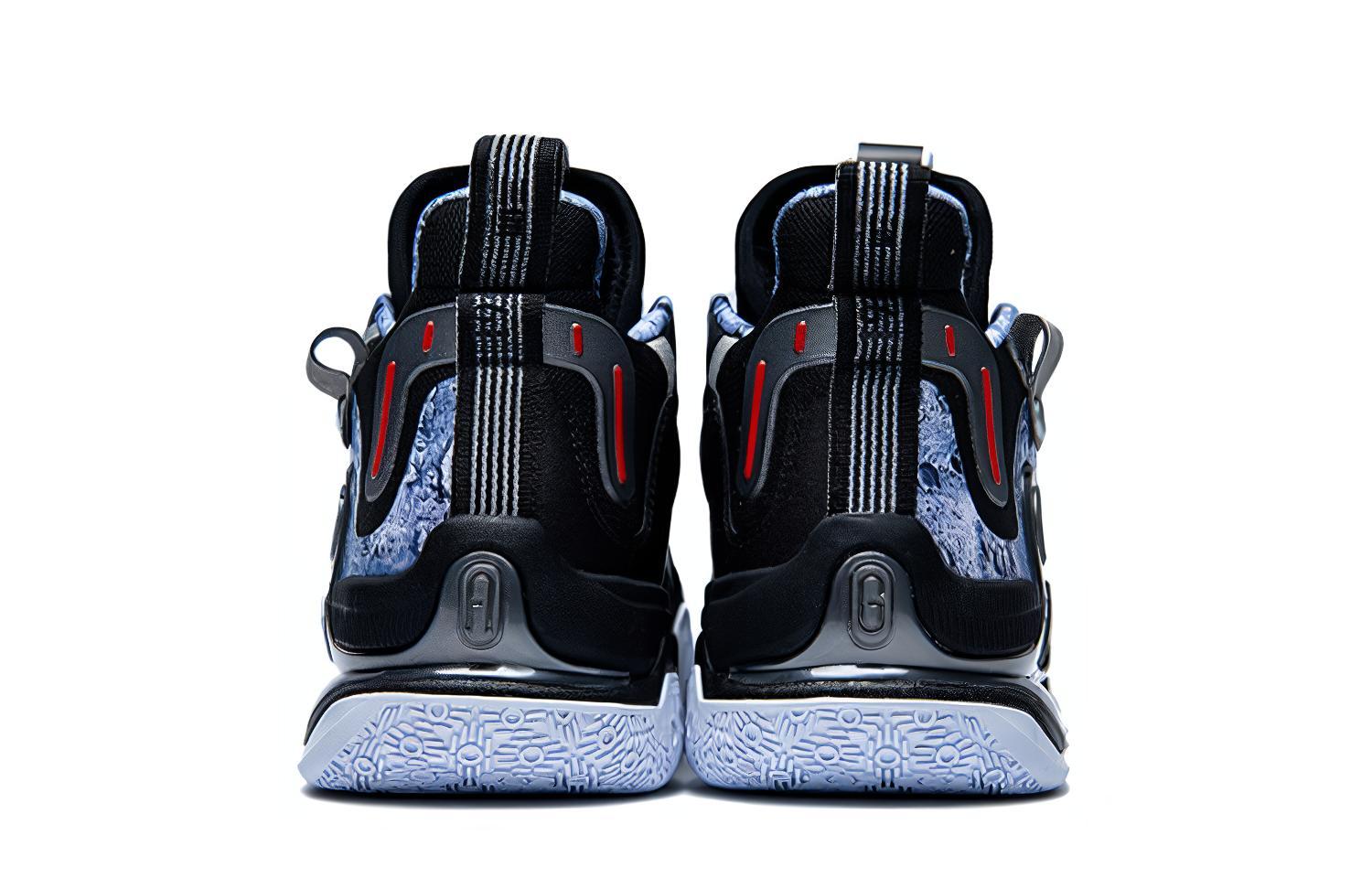 361° AG1 Pro Xingji Camouflage Low Top Performance Basketball Shoes Men's Black Gray