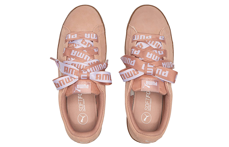 PUMA Vikky Platform Ribbon Pink/Brown Women's