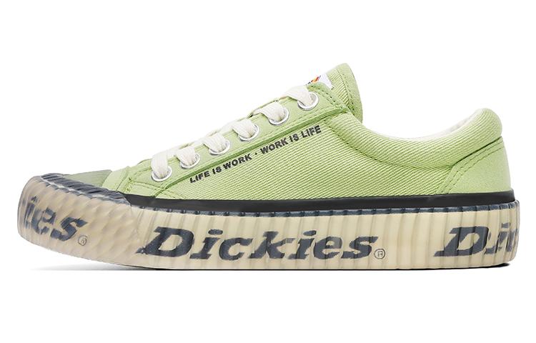 Dickies Canvas Shoes Unisex Low-Top Vanilla Green