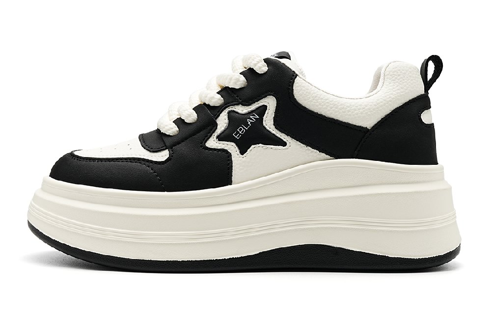 EBLAN Low Top Casual Shoes Women's Black