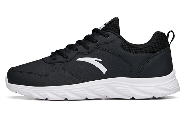 Anta Cushioning, Slip Resistant, Abrasion Resistant, Rebound Low Top Running Shoes Men's Black