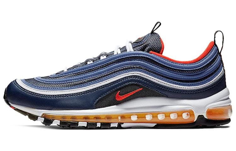 Nike Air Max 97 Midnight Navy Habanero Red