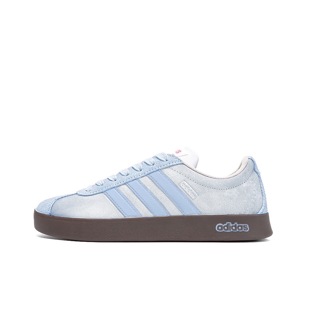 Adidas Neo Vl Court Sugar Poem, Amber Low Top Skateboard Shoes Unisex Blue Gray