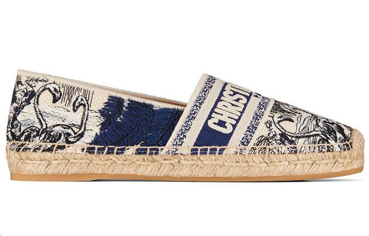 DIOR Granville Women's Casual Shoes Women's Blue White