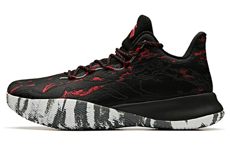 Anta Pallas Performance Basketball Shoes Men's Black Red