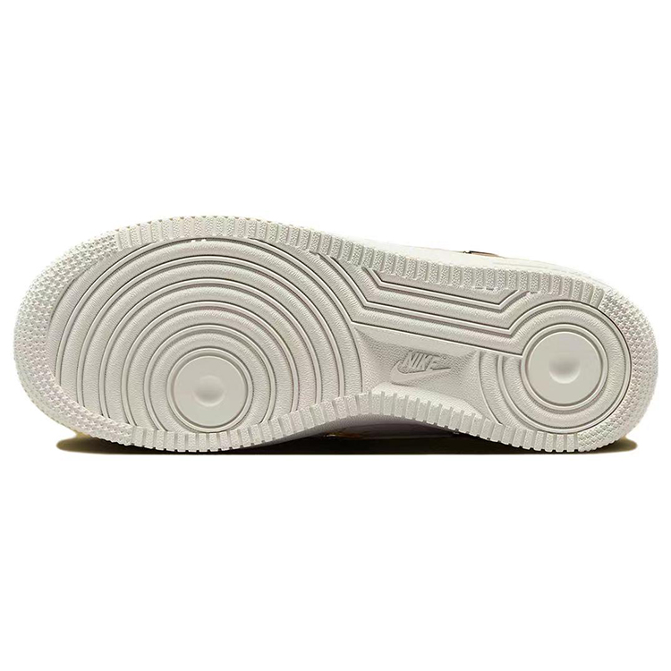 Nike Air Force 1 Anti-Slip Wear-Resistant Low-Top Skateboard Shoes Women's White Gold купить в интернет-магазине Yoocart с быстрой доставкой по России.