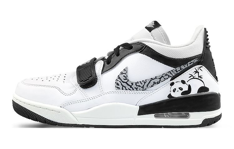 Jordan Legacy 312 Mid Top Vintage Basketball Shoes Men's Black White