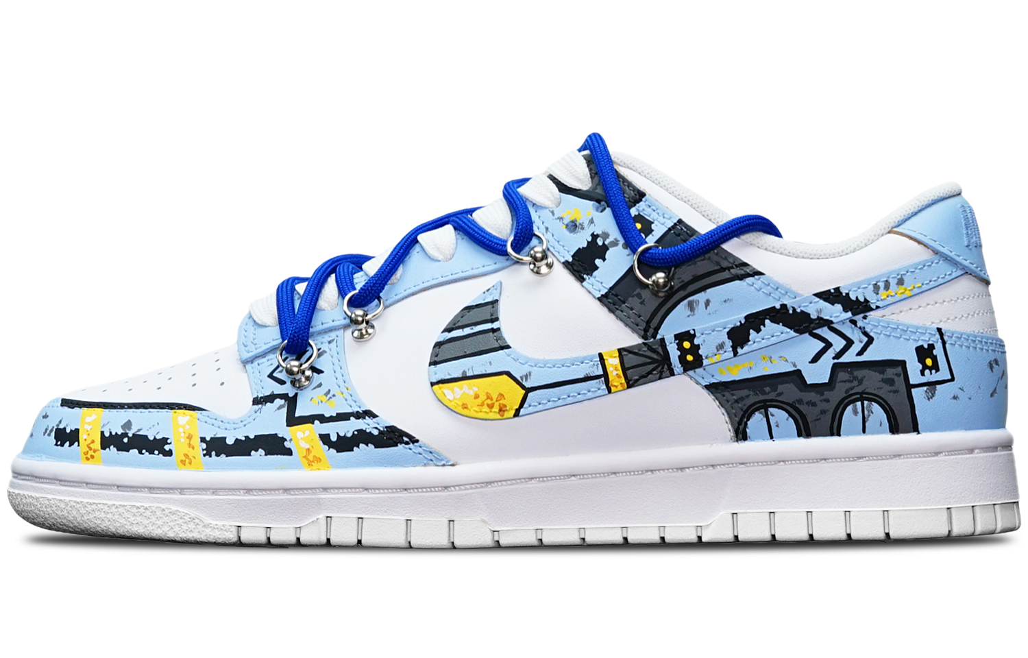 Nike Dunk Low Top Skateboard Shoes GS Haze Blue купить в интернет-магазине Yoocart с быстрой доставкой по России.