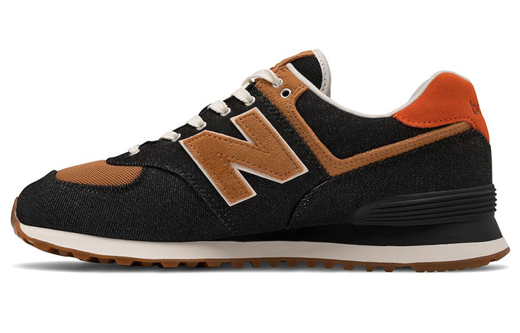 New Balance 574 Black Denim Workwear