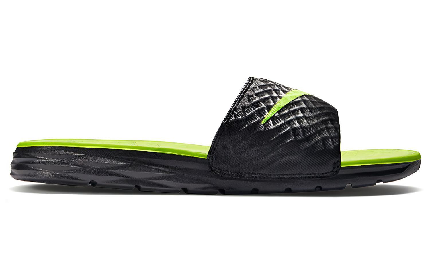 Nike Benassi Solarsoft Black/Volt