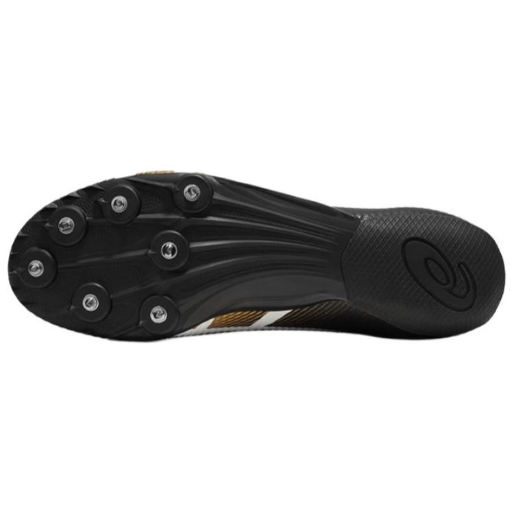 Asics Hyper Sprint 8 Cushioning, Wear Resistant Low Top Running Shoes Unisex Black Gold купить в интернет-магазине Yoocart с быстрой доставкой по России.