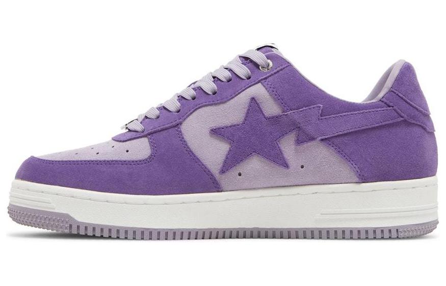 A BATHING APE STA Stylish Skateboarding Shoes Women's Purple