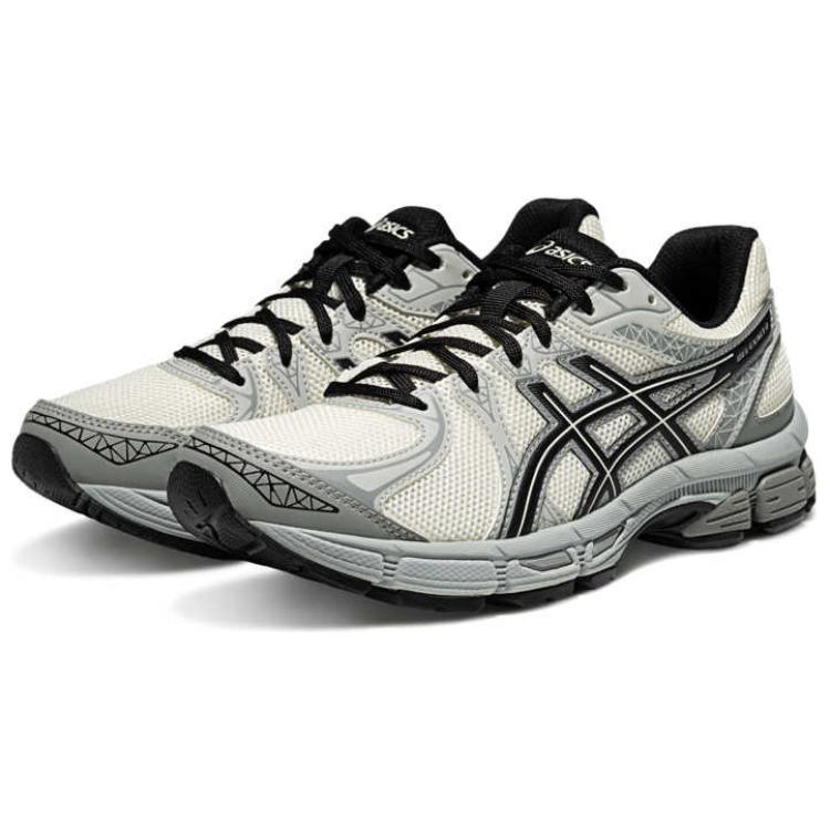 Asics Gel-Exalt 2 Anti-Slip Wear-Resistant Low-Top Casual Running Shoes Women's Black Gray Color