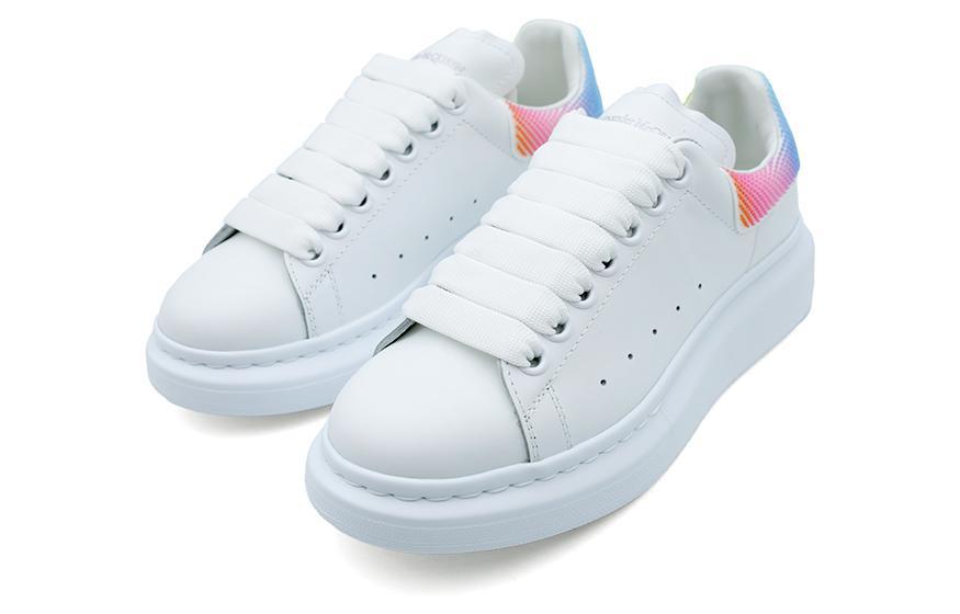 Alexander McQueen Larry Oversized Low Top Sneakers 'White Multi' Women's