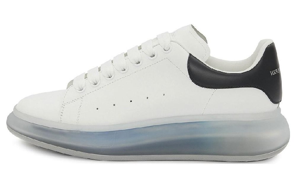 Alexander McQueen Oversized Clear Sole White Navy Blue