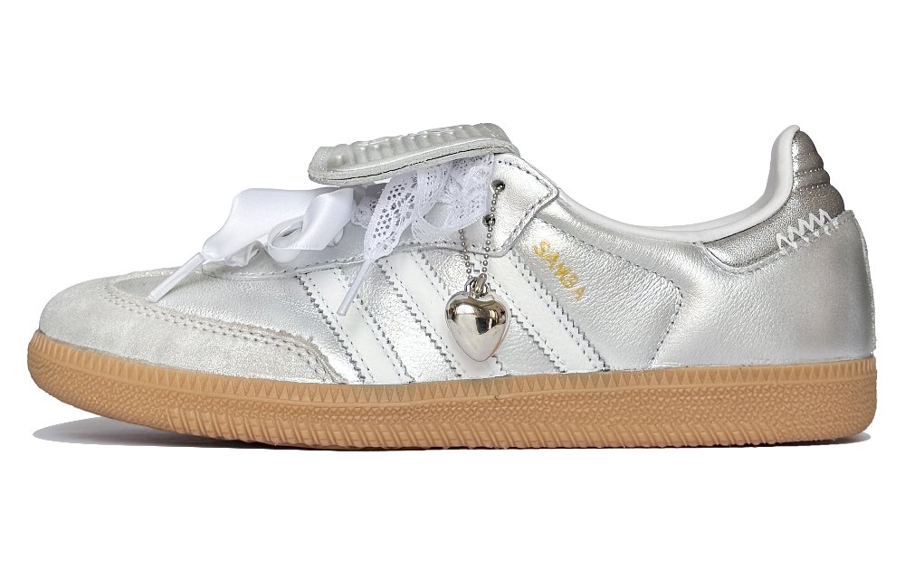 Adidas Originals Samba LT Lunar Post, Frost Shock Absorbers Low Top Skateboard Shoes Unisex Silver