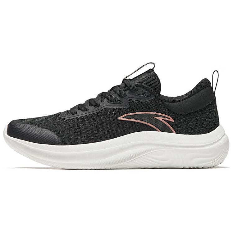 Anta Slip-Resistant Low-Top Running Shoes Women's Black