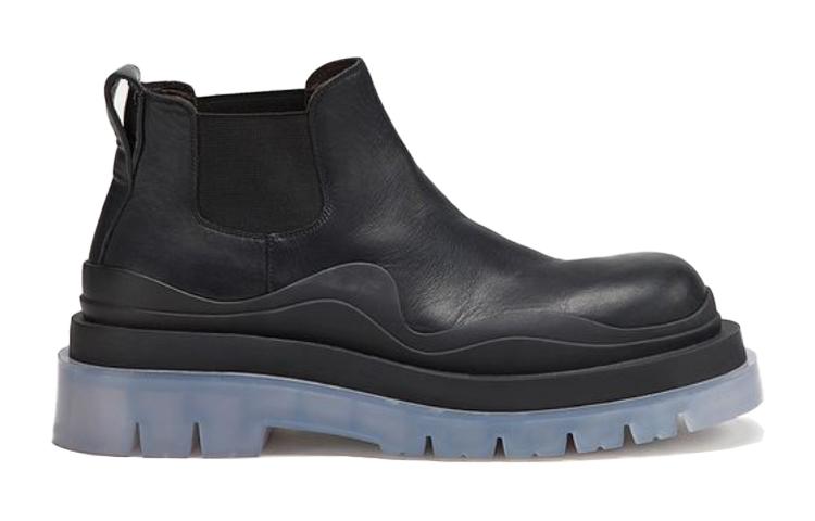 Bottega Veneta Tire Chelsea BV Tire Ankle Length Chelsea Boots Women's Black купить в интернет-магазине Yoocart с быстрой доставкой по России.