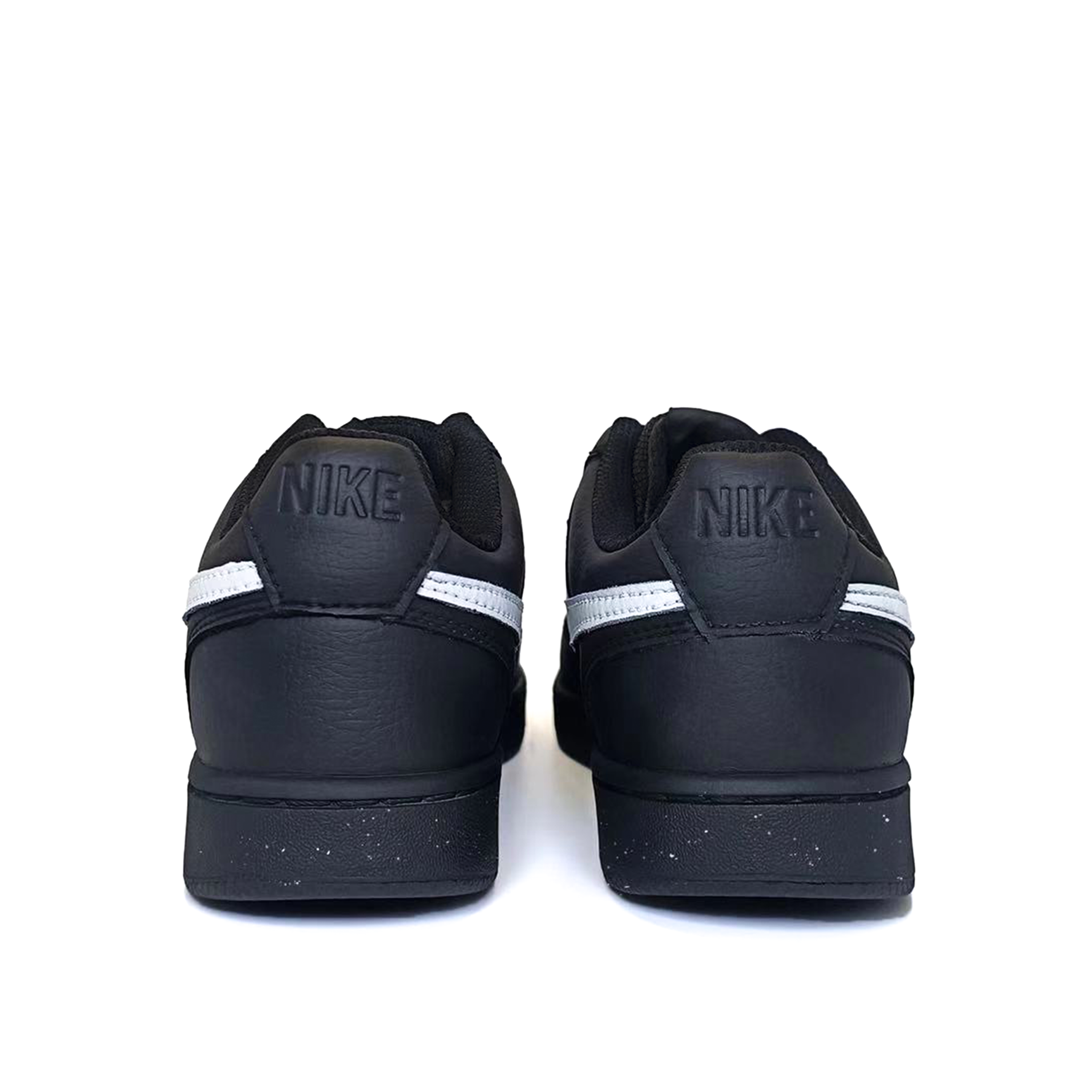 Nike Court Vision Anti-Slip Wear-Resistant Low-Top Skateboard Shoes Men's Black White купить в интернет-магазине Yoocart с быстрой доставкой по России.