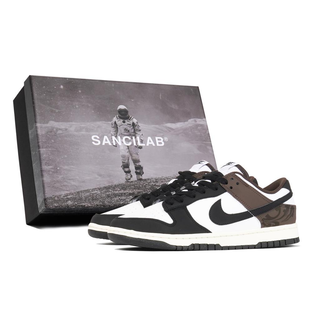 Nike Dunk Low 'Nature' Xingji Travel Anti-Slip Wear-Resistant Low-Top Skateboard Shoes Unisex Brown Black White