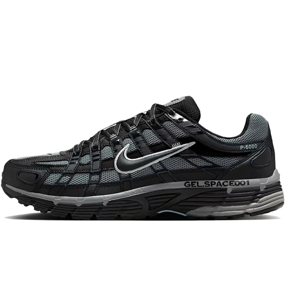 Nike Cushioning Abrasion Resistant Breathable Low top Casual Running Shoes Men's Black Gray