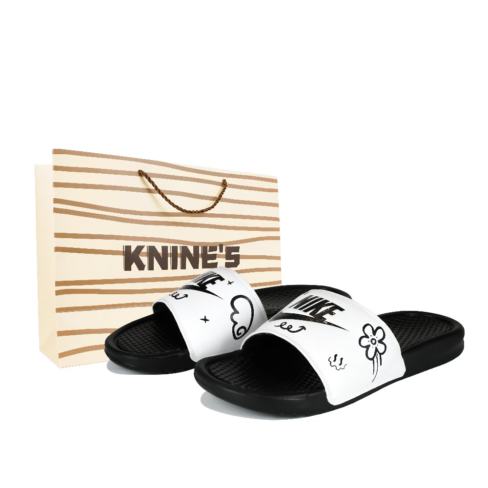 Nike Benassi JDI Slide Slippers Unisex Black White