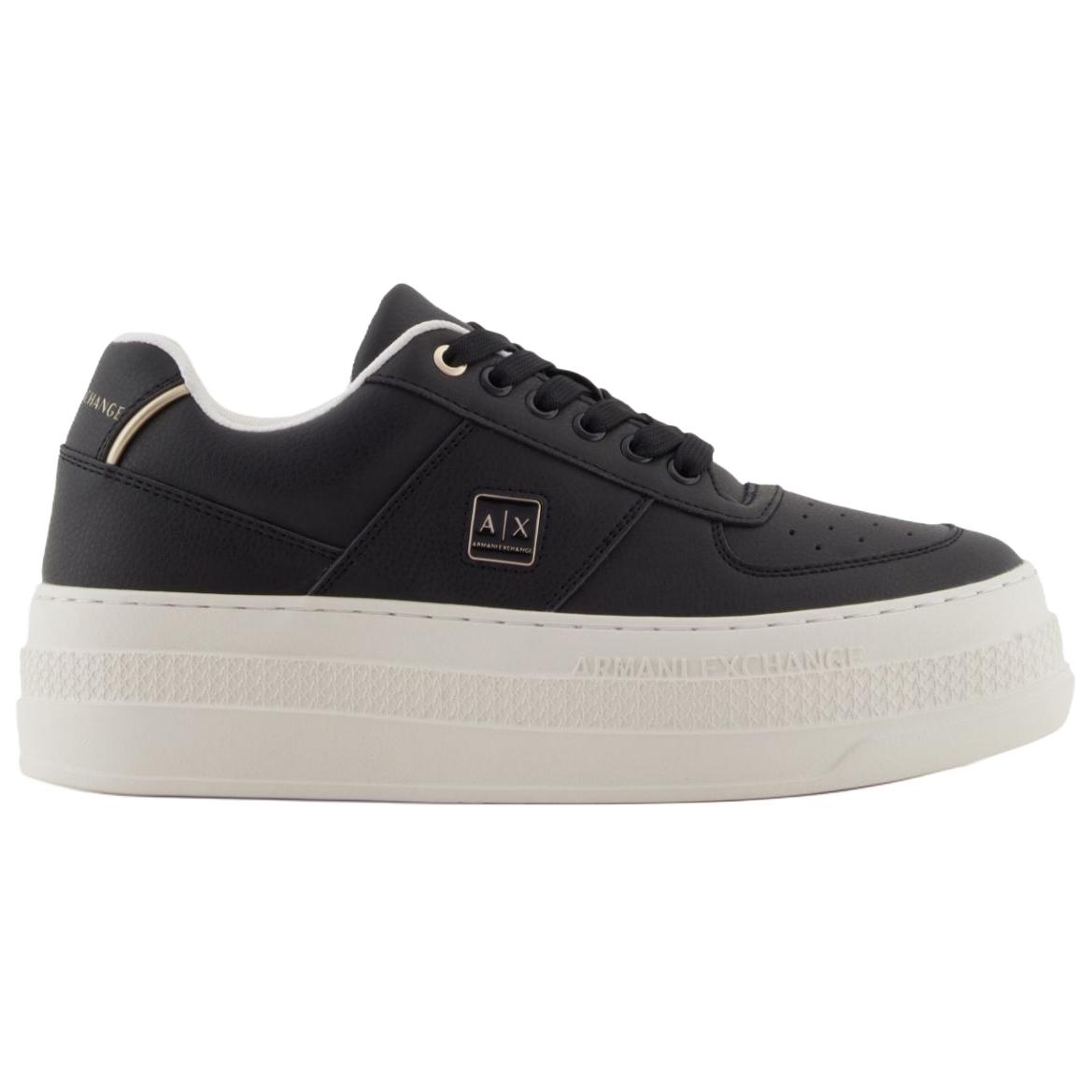 ARMANI EXCHANGEAE Low top Skateboard Shoes Women's Black