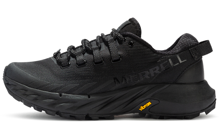 MERRELL Agility Peak 4 Abrasion Resistant Breathable Low Top Trail Running Shoes Women's Black