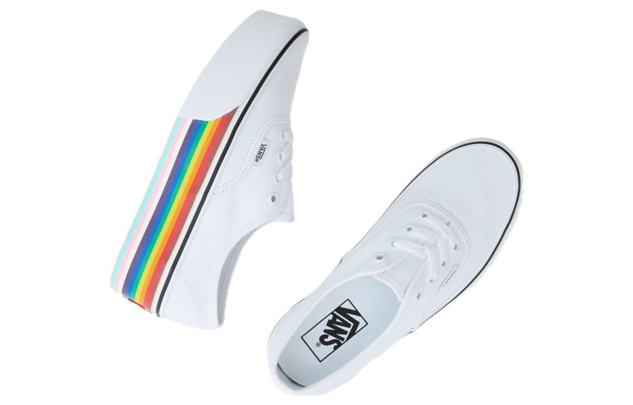 Vans Authentic Series Pride Low Top Skateboard Shoes Unisex White купить в интернет-магазине Yoocart с быстрой доставкой по России.
